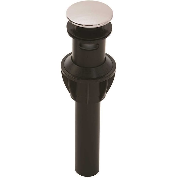 Push and Seal 1.25 in. Plastic Drain Assembly in * Polished Chrome*